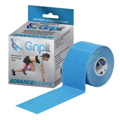 Fabrication Enterprises Tape Kinesiology Gripit Advance KTAPE Synthetic 2"x5.5yd Blue Each - 24-0153