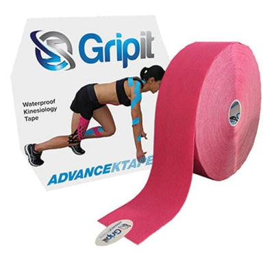 Fabrication Enterprises Tape Kinesiology Gripit Advance KTAPE Synthetic 2"x34yd Adhesive Pink Each - 24-0155