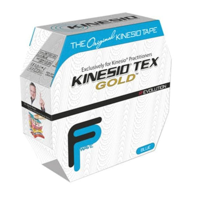 Fabrication Enterprises Tape Kinesiology Kinesio Tex Gold FP Cotton 2"x34yd Adhesive Blue Each - 24-4881