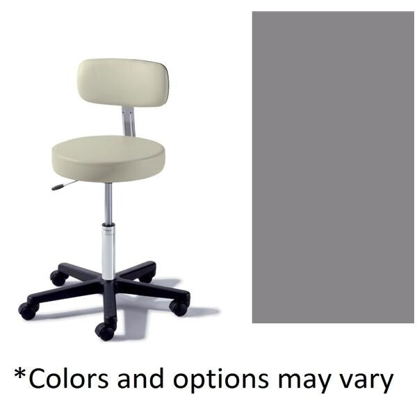 Midmark Corporation Stool Exam Ritter Value Series Iron Ore Casters Backrest 5 Leg Each - 273-001-851