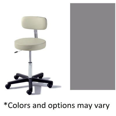 Midmark Corporation Stool Exam Ritter Value Series Iron Ore Casters Backrest 5 Leg Each - 273-001-851