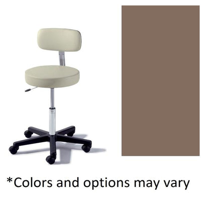 Midmark Corporation Stool Exam Ritter Value Series Robust Brown Casters Backrest 5 Leg Each - 273-001-852