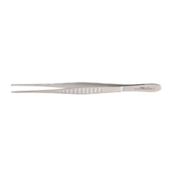 Miltex Forcep Tissue Debakey 6" Straight 1x2 Teeth Stainless Steel Each - Integra Miltex - 6-96