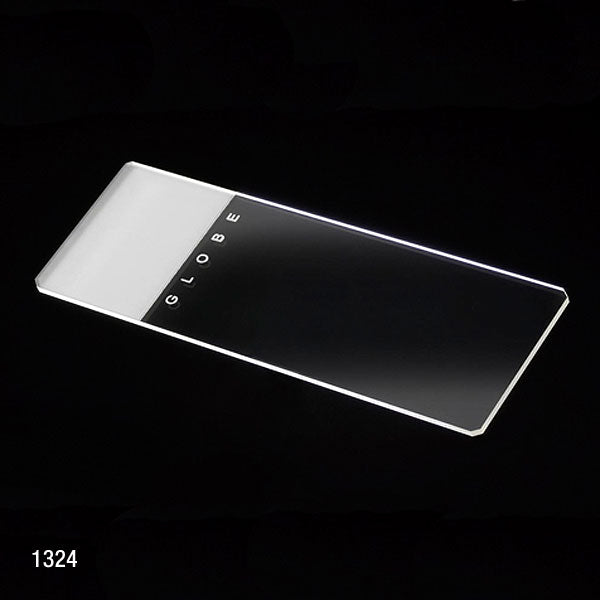 Globe Scientific GS-1324Microscope Slides, Frosted 1 End 1 Side with Ground Edge & Safety Corners