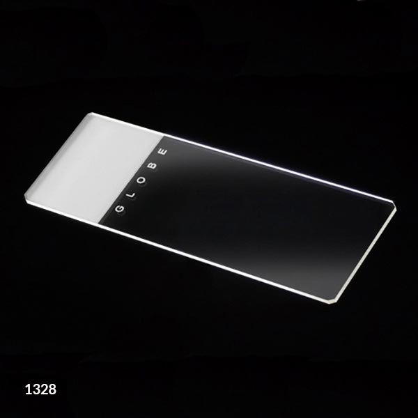 Globe Scientific Microscope Slides, Frosted 1 End 2 Sides, Ground Edge & Safety Corners