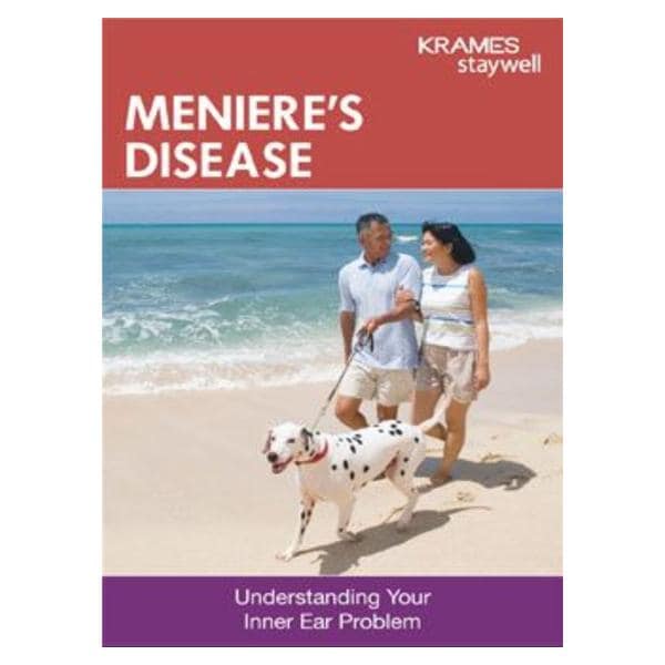 Krames Communications Booklet Educational Meniere's Disease English Eachch - 11933