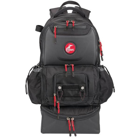 Cramer Products Backpack Athletic Trainer High Performance Gear AT 11.5x9x22" Black Zpr Each - 121553