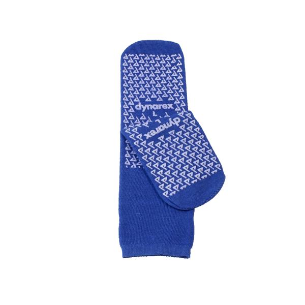 Dynarex Corporation Socks Slipper Sky Blue Large 48/Ca - 2192