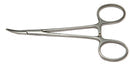 RUMEX  Halsted Hemostatic Forceps, Curved, Long, Length 125 mm, Stainless Steel