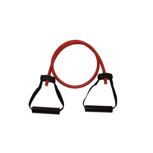 MF Athletic Co. Tubing Exercise First Place Level 5 Red Heavy 4'10" L With Plastic Handles Each - 1206-05