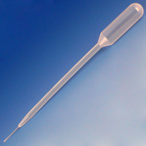 Globe Scientific Transfer Pipet, 5.8mL, Fine Tip, 157mm, STERILE, Individually Wrapped, 100 of Bag, 4 Bags of Case - GS-134060-S01