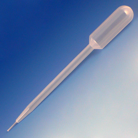 Globe Scientific Transfer Pipet, 8.7mL, Fine Tip, 147mm, STERILE, 20 of Bag, 20 Bags of Case - GS-134090-S20