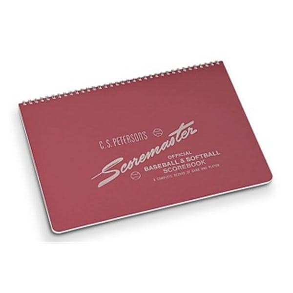 Cramer Products Scorebook Baseball/Softball Scoremaster Peterson Each - 191400