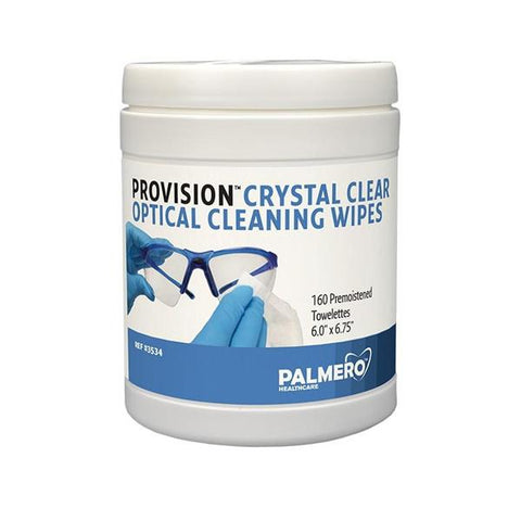 Palmero Sales Co Inc Wipes Optical ProVision Crystal Clear 160/Pk - 3534
