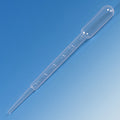 Globe Scientific Transfer Pipet, 7.5mL, Large Bulb, Graduated to 3mL, 148mm, STERILE, Individually Wrapped, 100 of Bag, 4 Bags of Case - GS-135010-S01