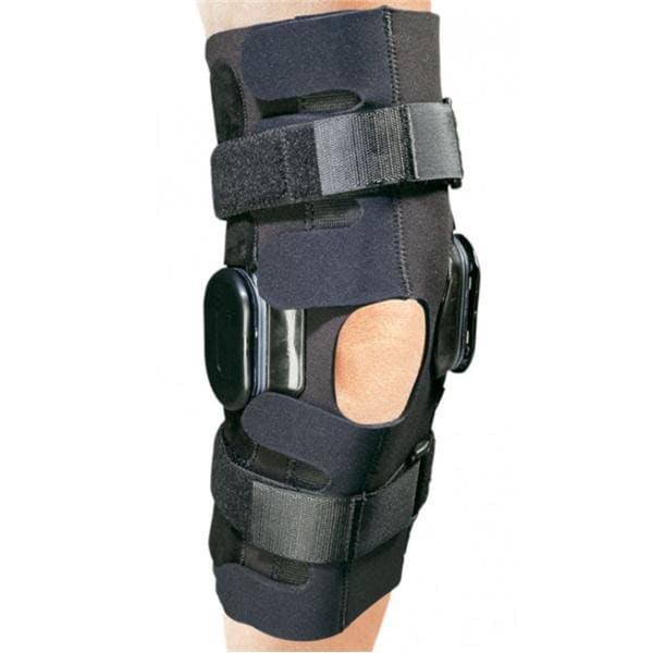 DJO, Inc Brace Wraparound Action Adult Short Knee Neo Blk Size 13" 2X-Large Universal Each - 79-94409