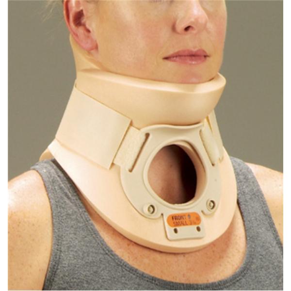 Deroyal Industries Inc Collar Rigid Adult 2 Piece Cervical Plastazote Foam Beige Size 3.25" Large Each - 1034-13