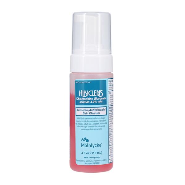 Molnlycke Healthcare Scrub Pre-Op Hibiclens 4 oz Wide neck Pack / Pump Scented Each, 24 Each/CA - 57541