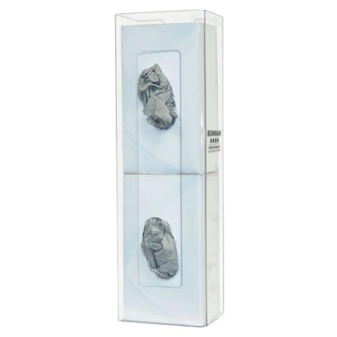 Bowman Medical Products Glove Box Holder PETG Plastic Double Clear Each - GP-106