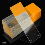 Globe Scientific Microscope Slides, Diamond White Glass, 25 x 75mm, Charged, 90° Ground Edges