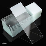 Globe Scientific Microscope Slides, Diamond White Glass, 25 x 75mm, Charged, 90° Ground Edges