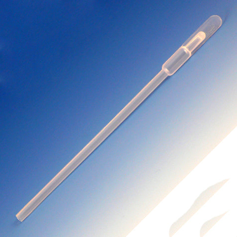 Globe Scientific Transfer Pipet, 0.8mL, Special Purpose with Paddle, 125mm, Bulb Draw - 0.2mL - GS-136070