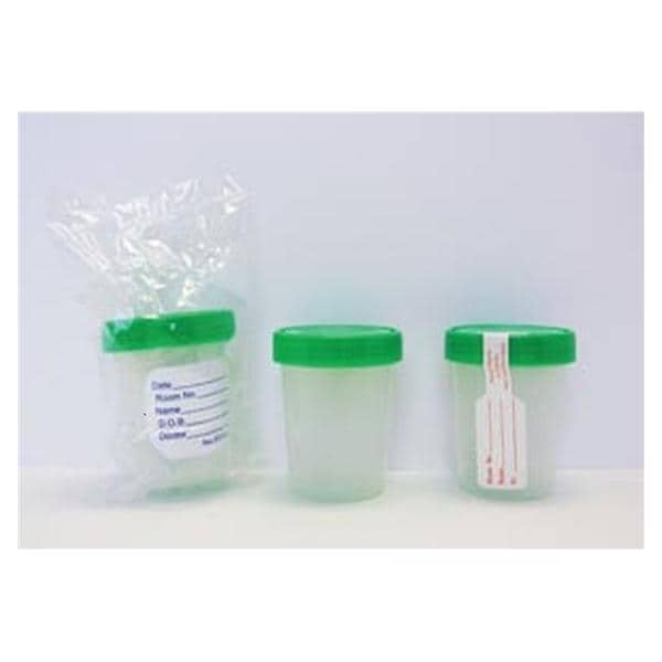 GMAX Industries Pneu-Tube MAX Specimen Container 120mL Plastic Sterile Inner Surface 300/Ca - GS314