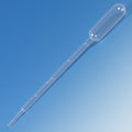 Globe Scientific Transfer Pipet, 5.0mL, Large Bulb, Graduated to 1mL, 150mm, Bulb Draw - 3.4mL