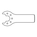 Brasseler USA Inc Blade Bone Saw 25.7x9.5mm Sagittal Small Each - KM-3101