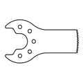 Brasseler USA Inc Blade Bone Saw 16.1x9.5mm Sagittal Small Each - KM-3104