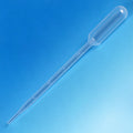 Globe Scientific Transfer Pipet, 5.0mL, Large Bulb, Graduated to 1mL, 145mm, Bulb Draw - 3.4mL