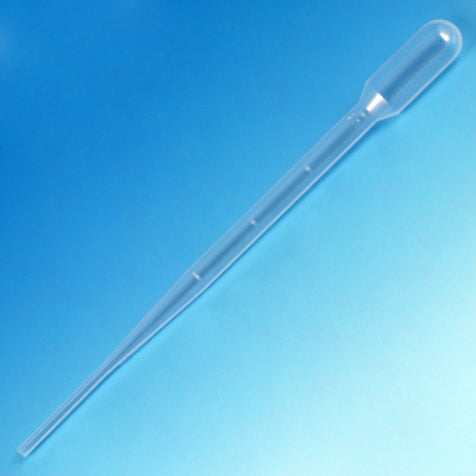 Globe Scientific Transfer Pipet, 5.0mL, Blood Bank, Graduated to 2mL, 155mm, STERILE