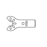 Brasseler USA Inc Blade Bone Saw 18.5x7.0mm Sagittal Small Each - KM3-114
