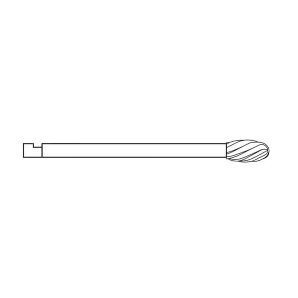 Brasseler USA Inc Micro Bur Bone 4.0x7.9mm Oval Each - 14-C0901