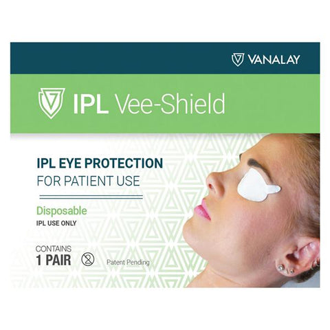 Vanalay, LLC Eye Shield IPL Vee-Shield White 50/Bx - 816009
