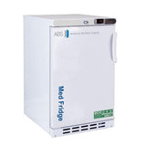 American BioTech Supply(ABS) Refrigerator Undercounter Premier 2.5cf Lft-Hnd Sld Dr +2 to 8°C Cycl Dfrst Each - PH-ABT-HC-UCBI-0204-LH