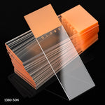 Globe Scientific Microscope Slides, Diamond White Glass, 25 x 75mm, 90° Ground Edges
