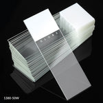 Globe Scientific Microscope Slides, Diamond White Glass, 25 x 75mm, 90° Ground Edges