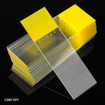 Globe Scientific Microscope Slides, Diamond White Glass, 25 x 75mm, 90° Ground Edges