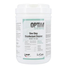 Scican Disinfectant Surface Wipe Optim 33 TB Canister 160/Cn, 12 Each/CA - OPT33-W12