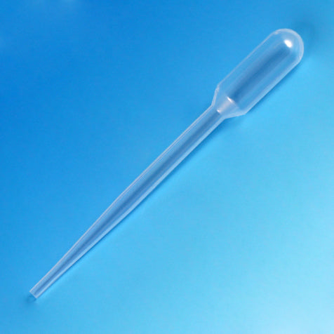 Globe Scientific Transfer Pipet, 1.7mL, General Purpose, 87mm, Bulb Draw - 0.9mL - GS-138020B