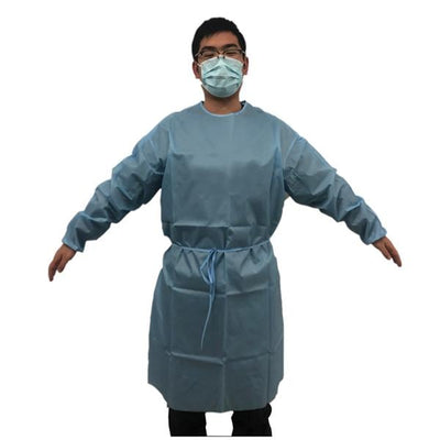 Xuchang Zhengde Environstar Gown Isolation Disposable AAMI Level 1 PP Terephthalate Pt Sz X-Large Blue 10/Bg, 10 BG/CA - ZDB120004A