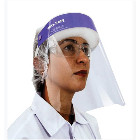 Microdont Shield Protective Pro-Safe Individually Wrapped Clear / Blue 100/Bx - 10.019.005