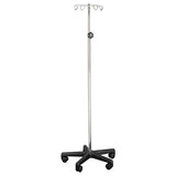 Dukal Corporation IV Stand Tech-Med 4 Hook 47-84" Height Adjustment Each - 4356-SS