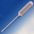 Globe Scientific Transfer Pipet, 15.0mL, Narrow Stem, Large Bulb, 155mm, STERILE