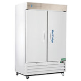 American BioTech Supply(ABS) Refrigerator Pharmacy/Vaccine 49 Cu Ft Double Solid Door 36 to 46F Cycl Dfrst Each - PH-ABT-HC-S49S