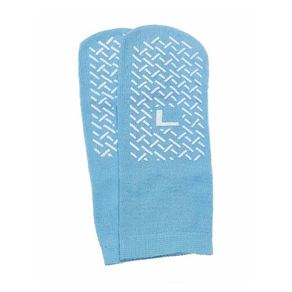 Medline Industries Inc Slippers Patient Terrycloth Blue Large 48/Case - MDT211218LI