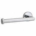 Horizontal Single Roll Single Post Toilet Paper Holder Silver
