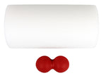 Mobility Kit - Regular - BakBalls (red, regular) and 12" white foam roller - FE-14-1423