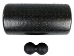 Mobility Kit - Firm - BakBalls (black, firm) and 12" black foam roller - FE-14-1424
